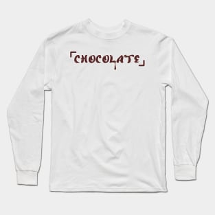 chocolate Long Sleeve T-Shirt